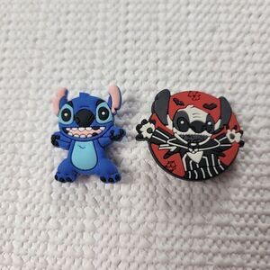 Croc Charm Lot (2) Stitch Blue Halloween Unbranded‎